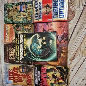 Vintage Science Fiction Lot‎ Of 9 Books